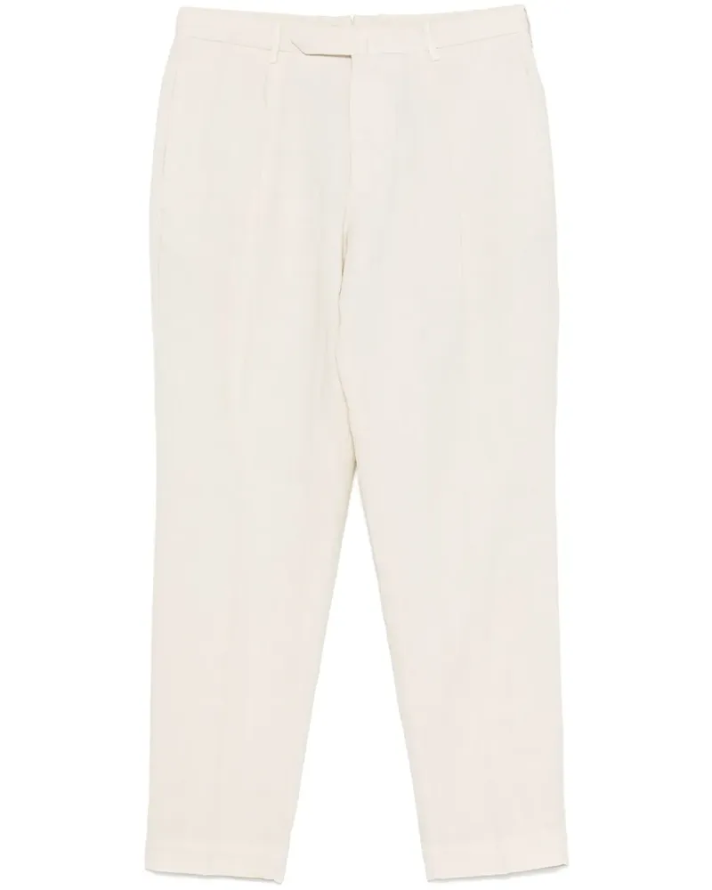 Dell'oglio Tapered-Hose aus Leinen - Nude Nude