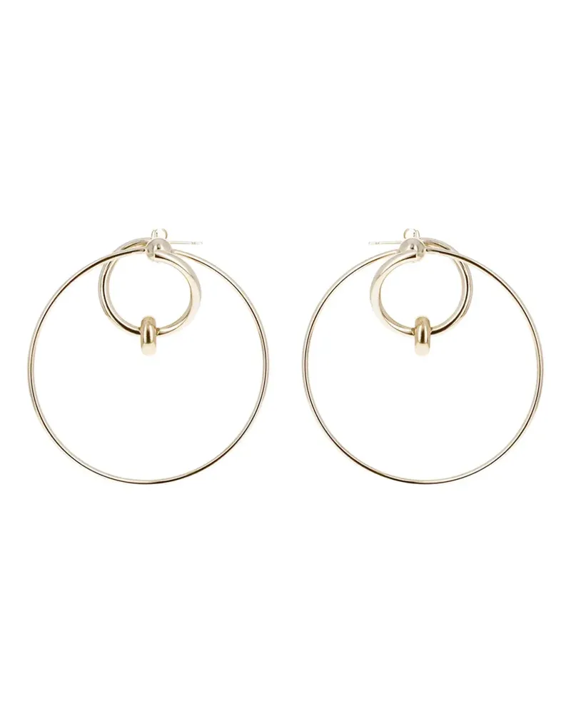 Justine Clenquet Eva circle earrings - Gold Gold