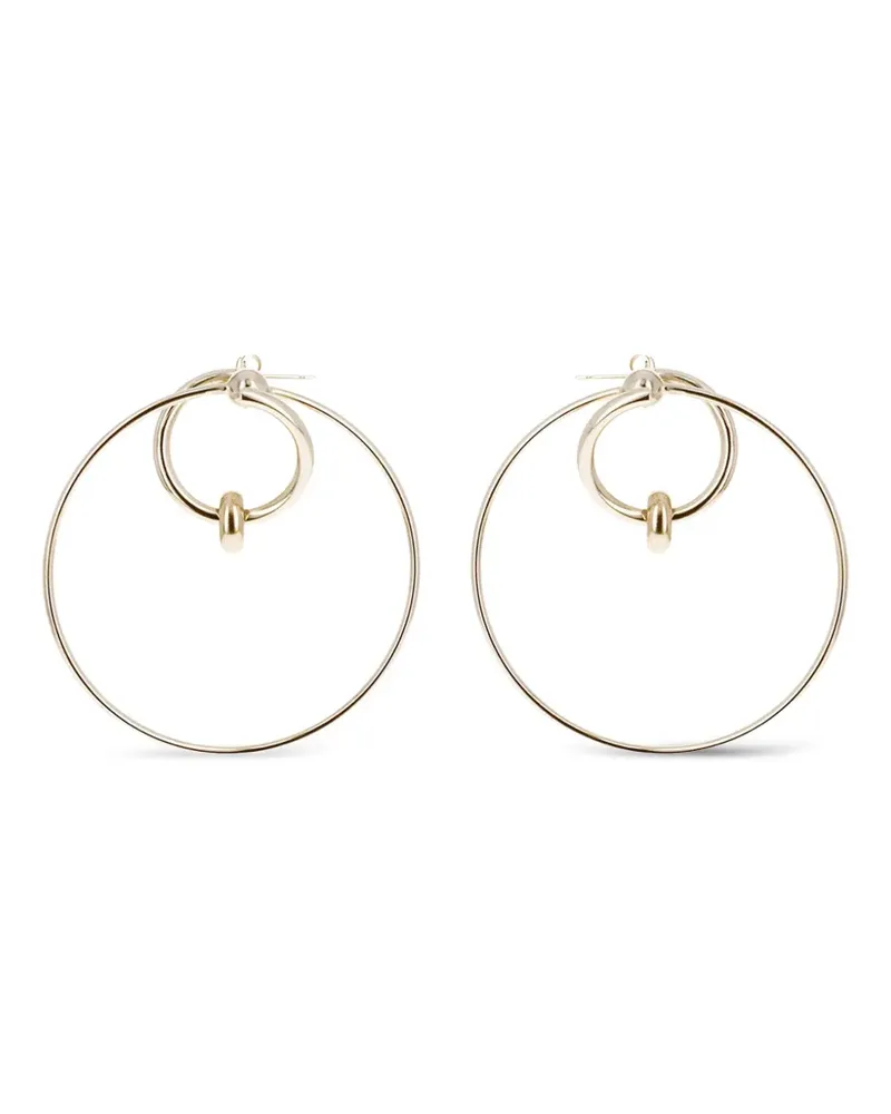 Justine Clenquet Eva circle earrings - Gold Gold