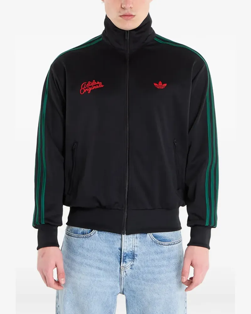 adidas Firebird Roses Sportjacke - Schwarz Schwarz