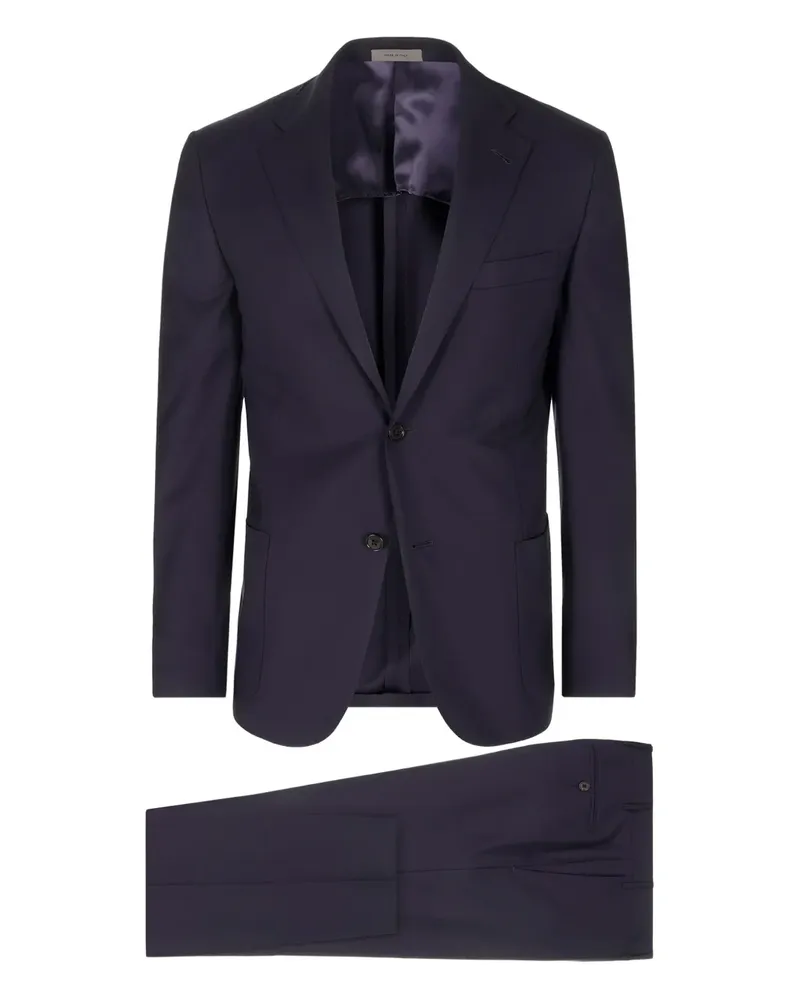 Corneliani Einreihiger Anzug - Blau Blau