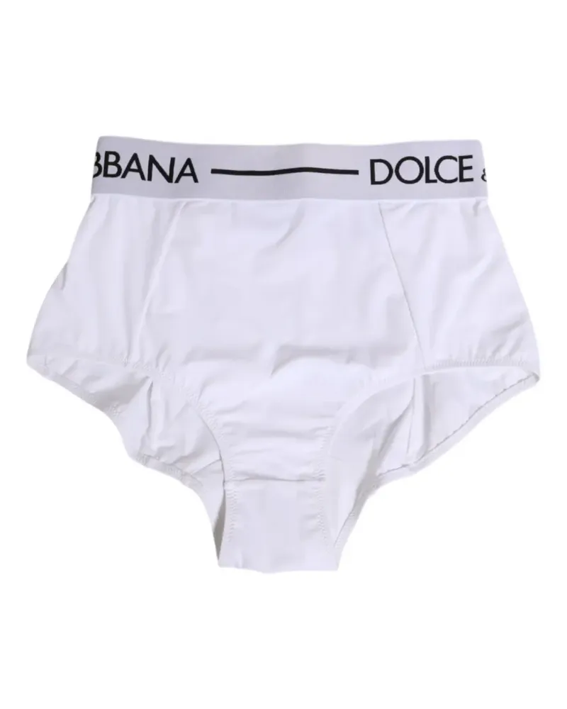 Dolce & Gabbana Slip mit hohem Beinausschnitt - Weiß Weiß
