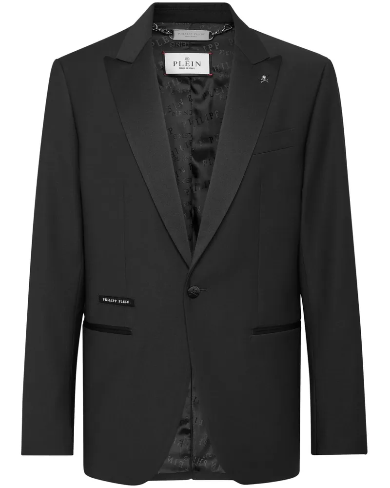 Philipp Plein Einreihiges Sakko - Schwarz Schwarz
