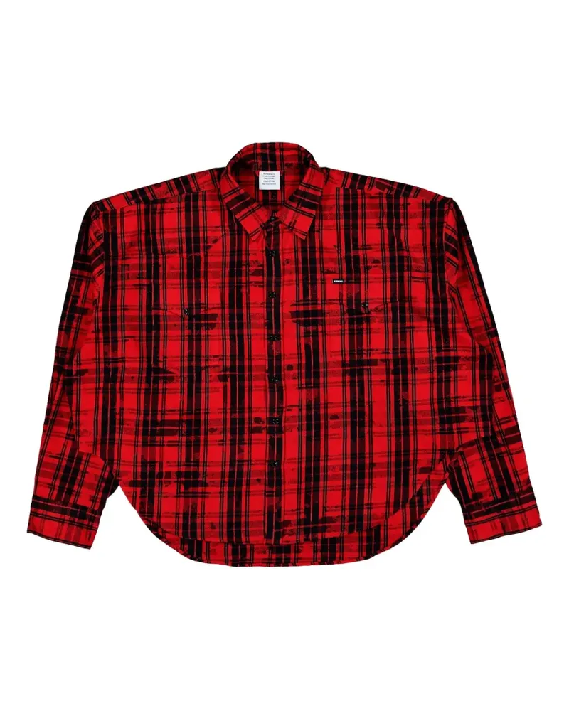 VETEMENTS checked shirt - Rot Rot
