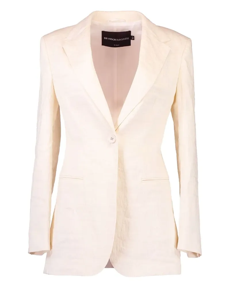 Brandon Maxwell The Jemma blazer - Nude Nude