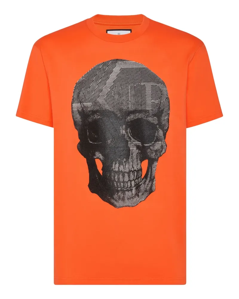 Philipp Plein Skull T-Shirt - Orange Orange