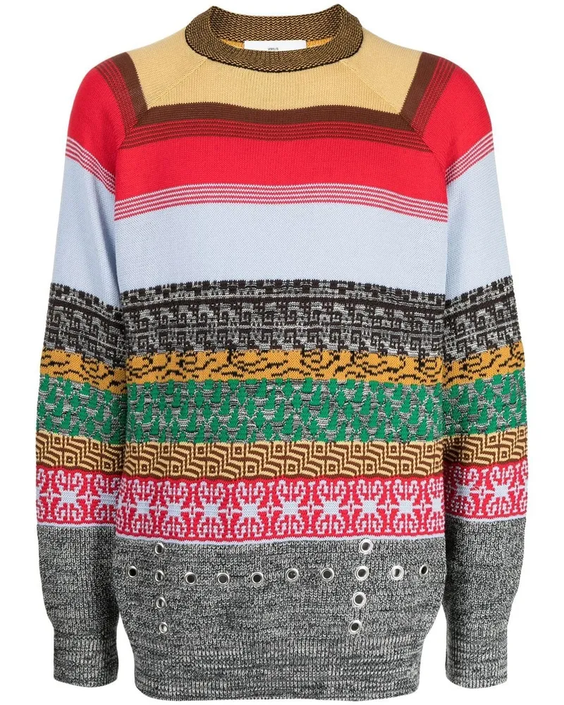 Toga Pullover mit Intarsienmuster - Mehrfarbig Mehrfarbig