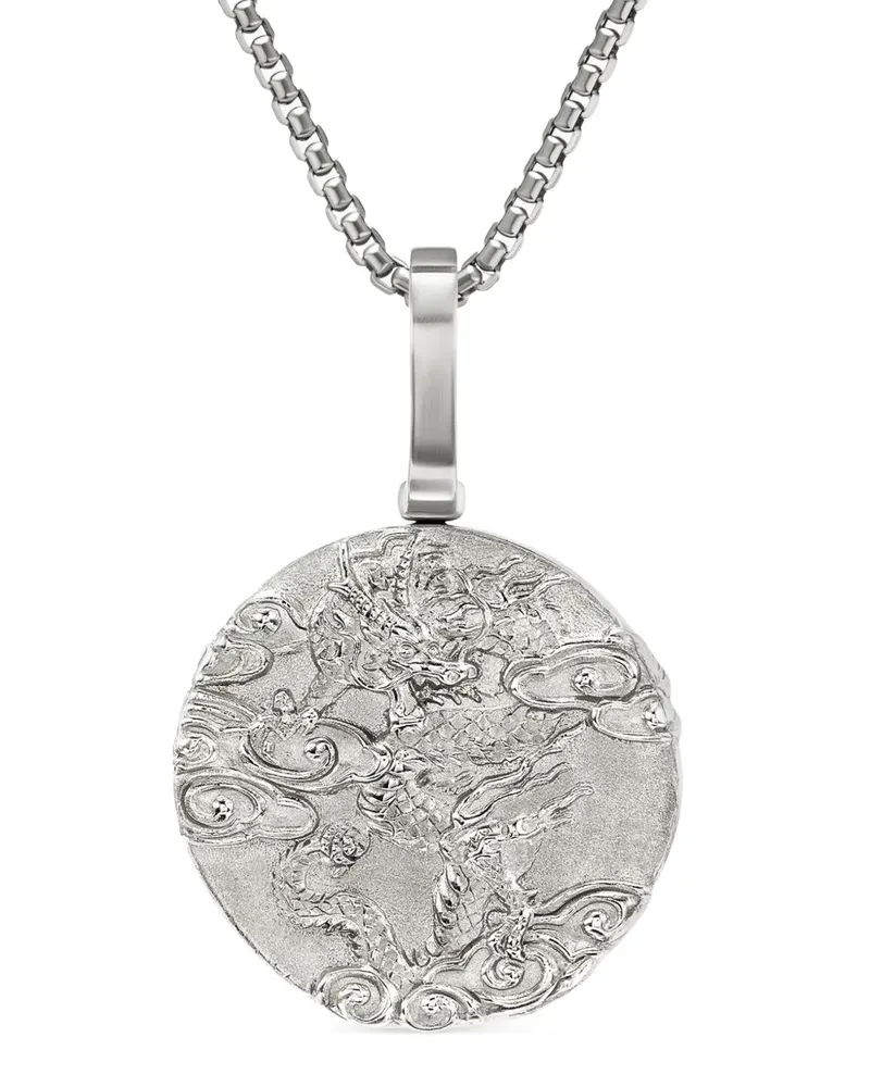 David Yurman Dragon Sterlingsilber-Amulett (30,9mm Silber