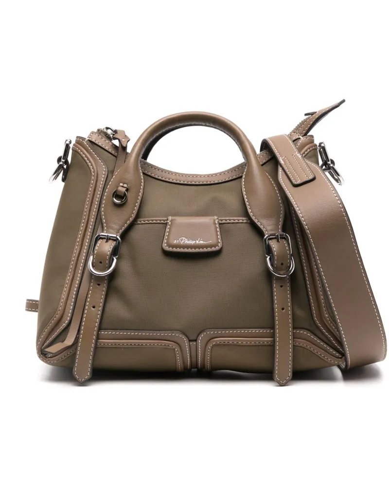 3.1 phillip lim Pashli Moto Umhängetasche Braun