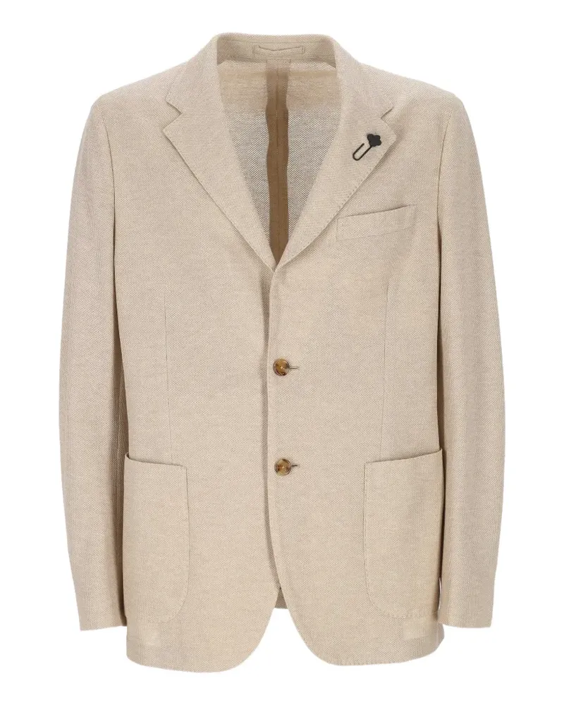 LARDINI Klassisches Sakko - Nude Nude