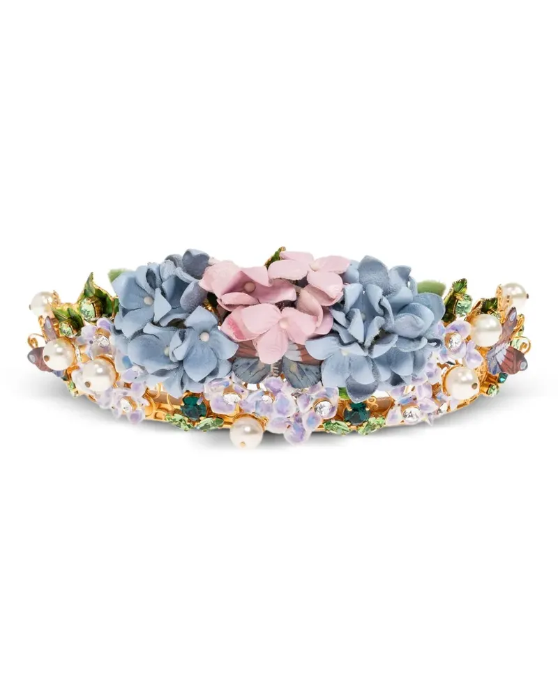 Dolce & Gabbana Verzierter Haarreif - Blau Blau