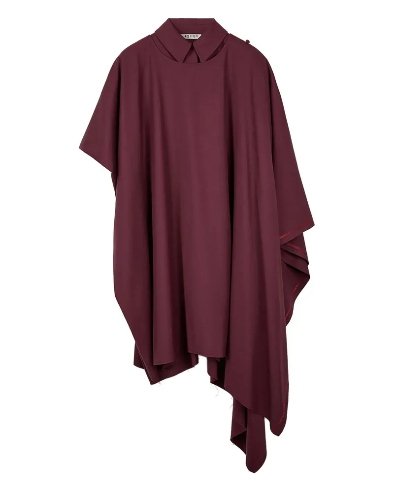 Ports 1961 Minikleid mit drapiertem Ausschnitt - Rot Rot
