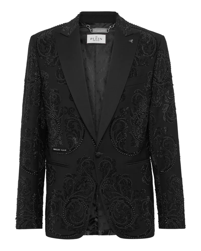 Philipp Plein Sakko mit Perlen - Schwarz Schwarz