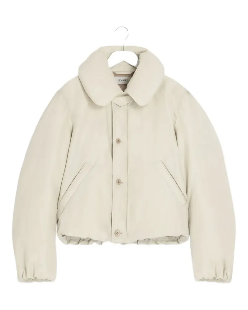 Christophe Lemaire Steppjacke mit wattiertem Kragen - Nude Nude