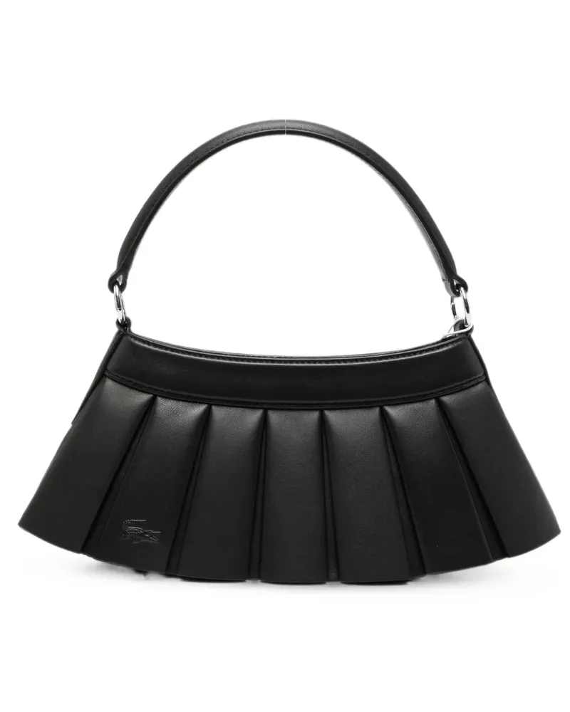 Lacoste pleated tote bag - Schwarz Schwarz