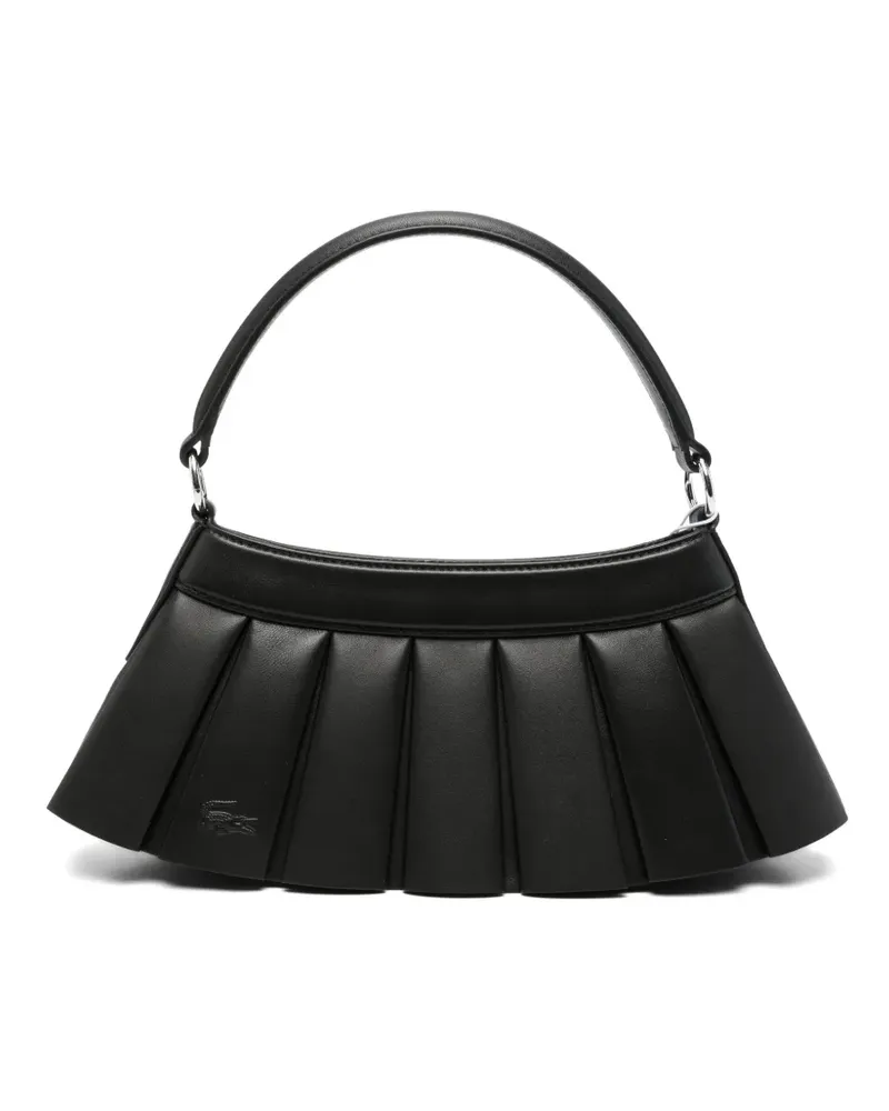 Lacoste Tote Bag mit Falten - Schwarz Schwarz
