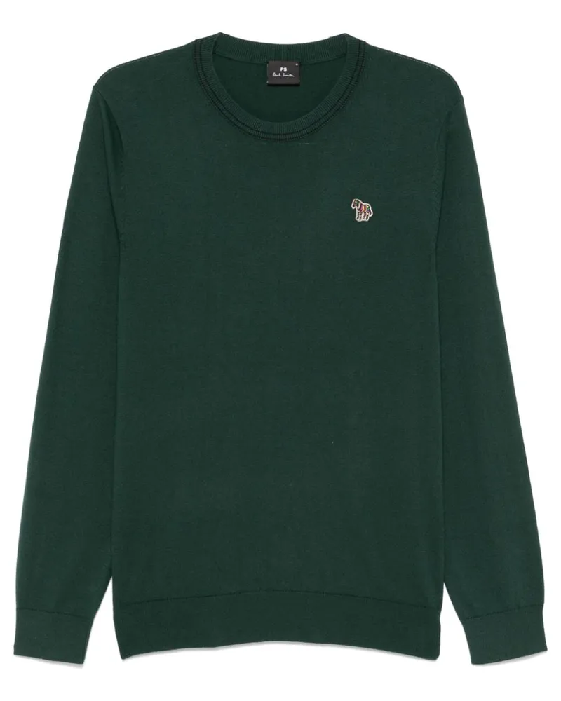 Paul Smith Pullover mit Zebra-Patch - Grün Grün