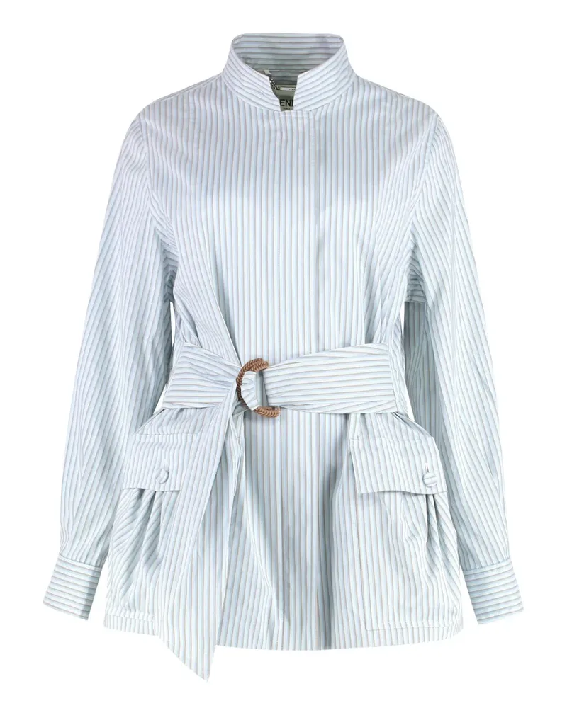 Fendi Jacke mit Gürtel - Nude Nude