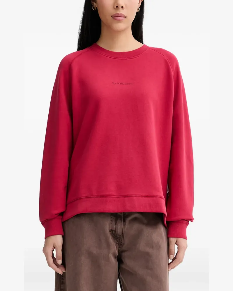 Marc O'Polo logo-detail raglan-sleeve sweatshirt - Rot Rot