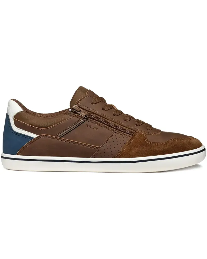 Geox Elver Sneakers mit Reißverschluss - Braun Braun