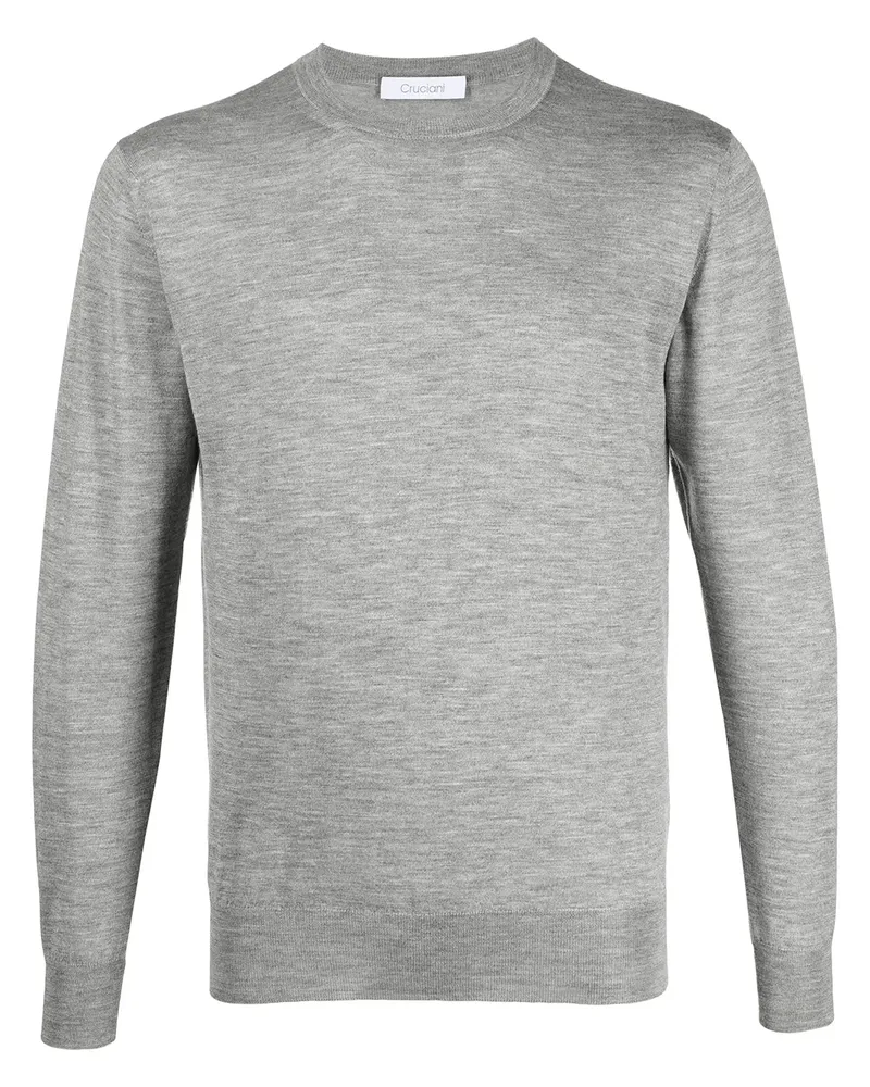 Cruciani Pullover mit Rundhalsausschnitt - Grau Grau
