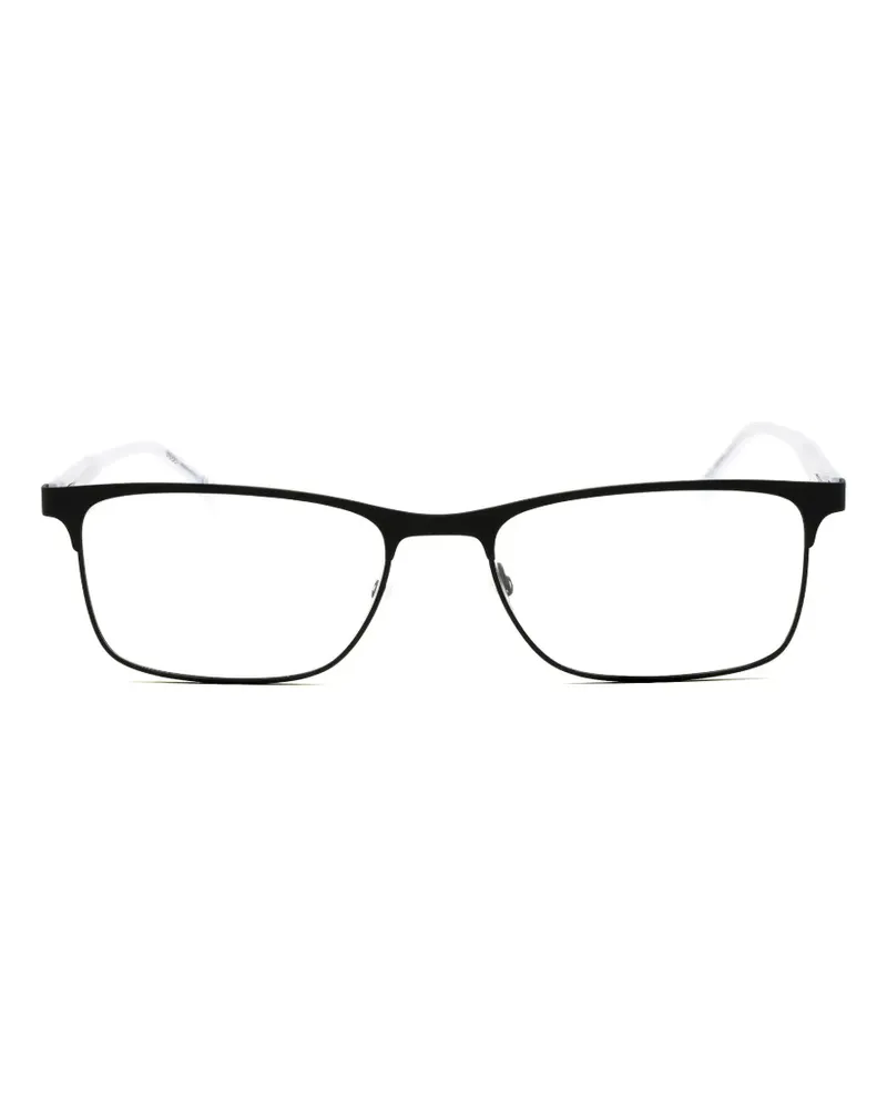 HUGO BOSS Brille mit eckigem Gestell - Schwarz Schwarz
