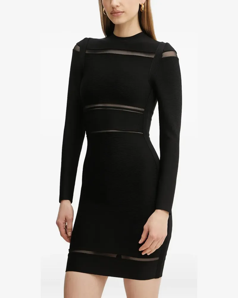Guess Langärmeliges Dani Minikleid - Schwarz Schwarz