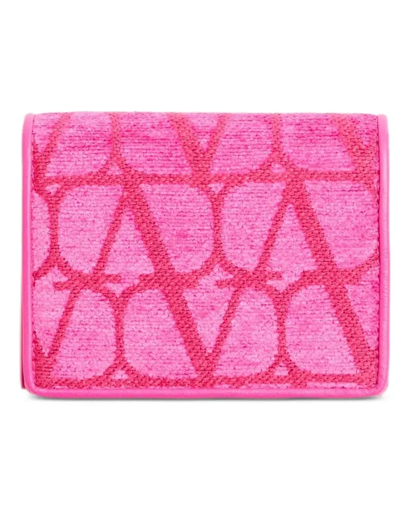 Valentino Garavani Kleines Toile Iconographe Portemonnaie - Rosa Rosa