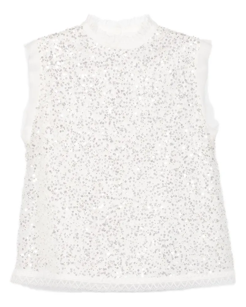 SHIATZY CHEN Libre Collection Oberteil mit Pailletten - Grau Grau