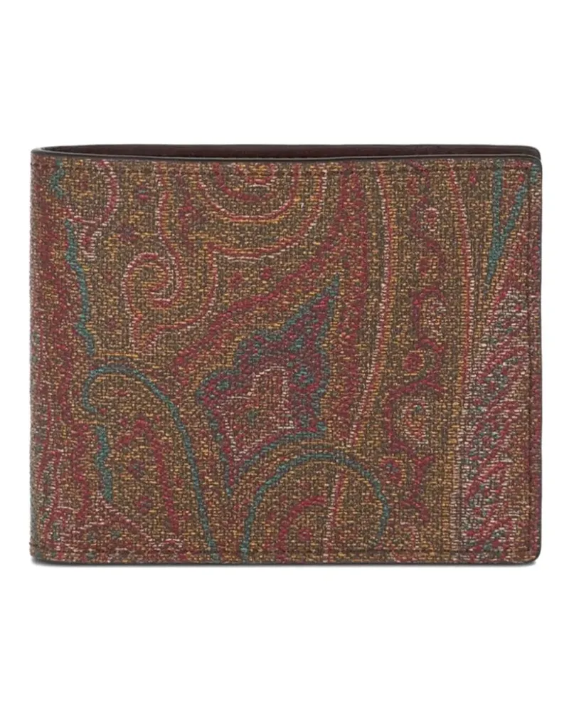 Etro paisley jacquard bifold wallet - Braun Braun