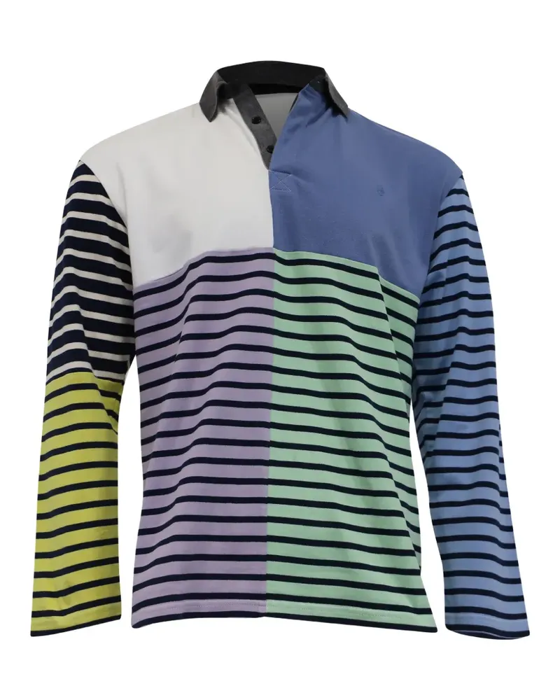 J.W.Anderson Poloshirt im Patchwork-Look - Weiß Weiß