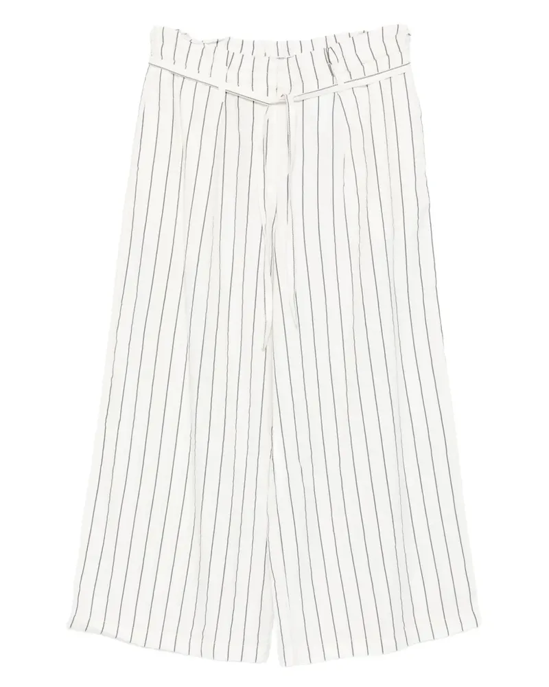 Marc O'Polo Hose mit Nadelstreifen - Weiß Weiß