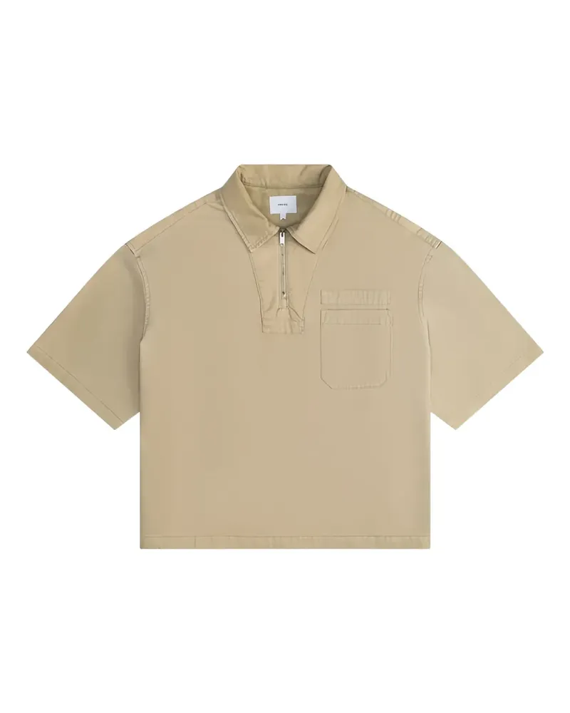 RHUDE Poloshirt mit Taschendetail - Nude Nude
