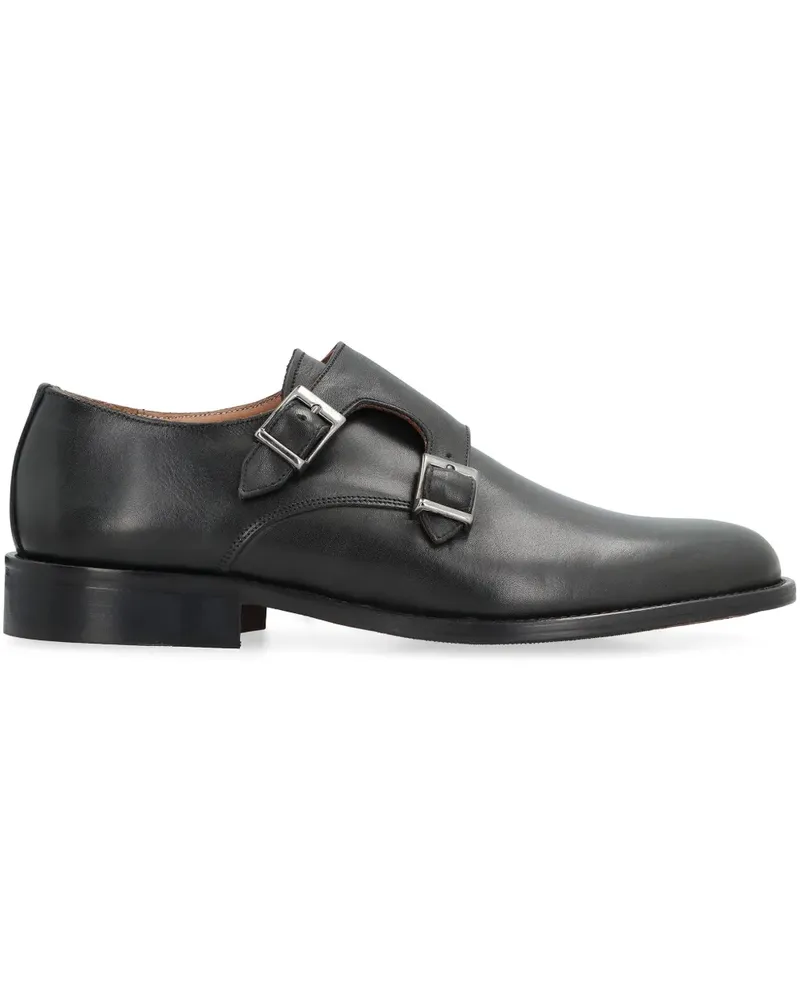 Bruno Magli Monk-Schuhe mit Doppelschnalle - Schwarz Schwarz