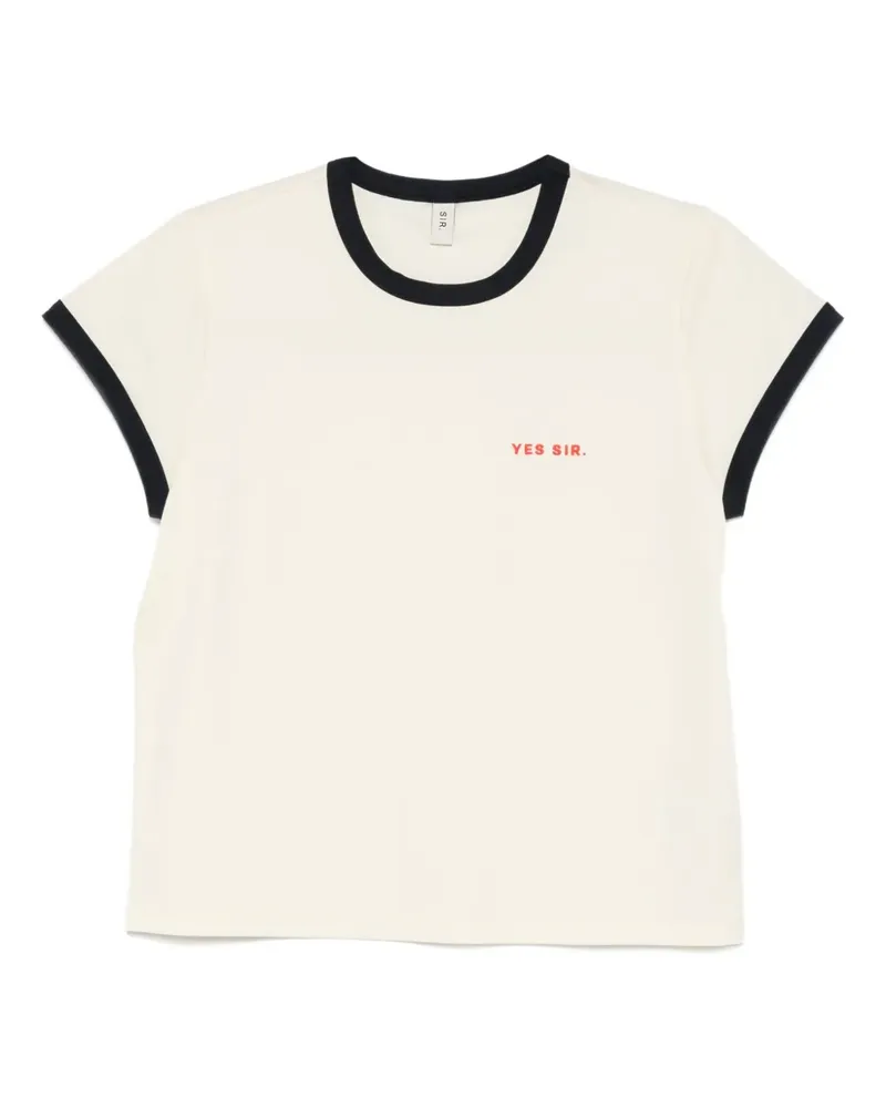 SIR Yes Sir T-shirt - Weiß Weiß