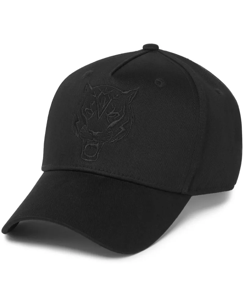 Philipp Plein Tiger Baseballkappe - Schwarz Schwarz