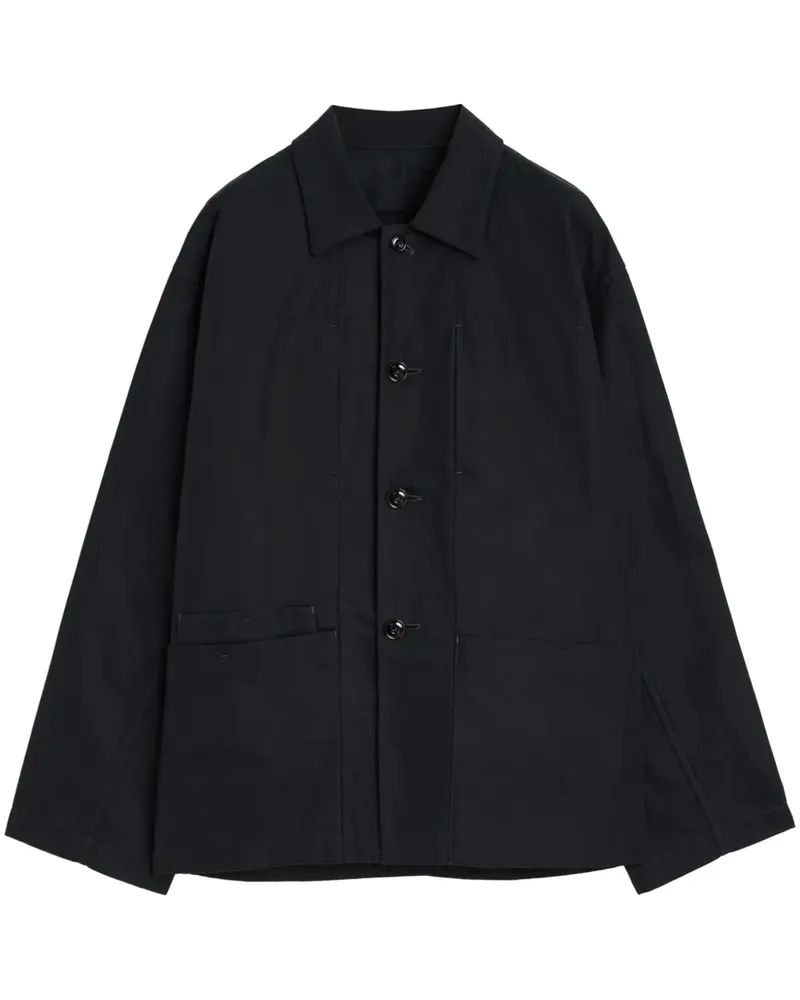 Christophe Lemaire Jacke mit Knopfleiste - Schwarz Schwarz