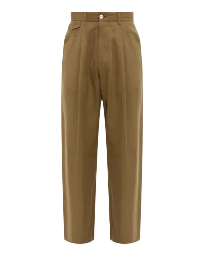 Paul Smith pleated straight-leg trousers - Braun Braun
