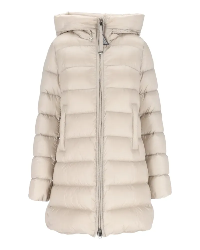 Moncler Suyen hooded puffer jacket - Nude Nude