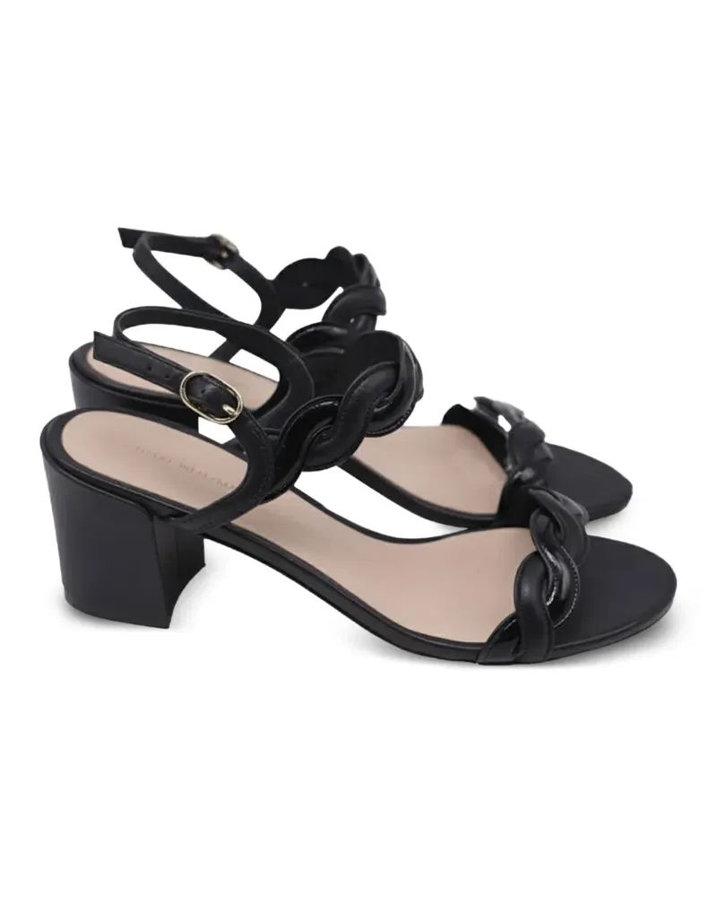 Stuart Weitzman 2024 Twist Sandalen mit Flechtdetail - Schwarz Schwarz