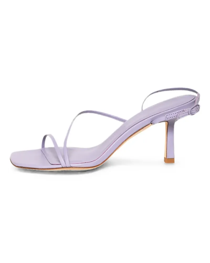 Studio Amelia Bias Wrap strappy square-toe sandals - Violett Violett