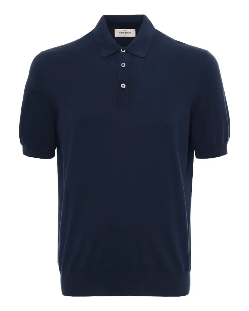 Gran Sasso Tennis Poloshirt - Blau Blau