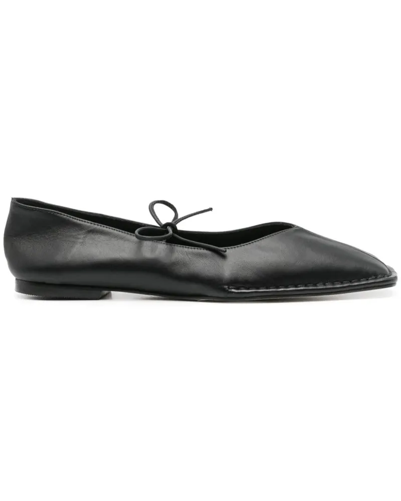 Alohas Klassische Sway Ballerinas - Schwarz Schwarz