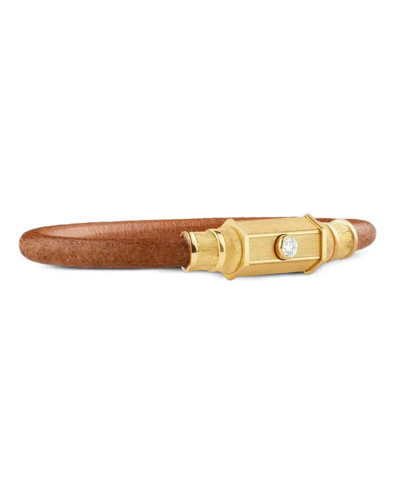 Marie Lichtenberg Lasso Armband mit Medaillon - Gold Gold