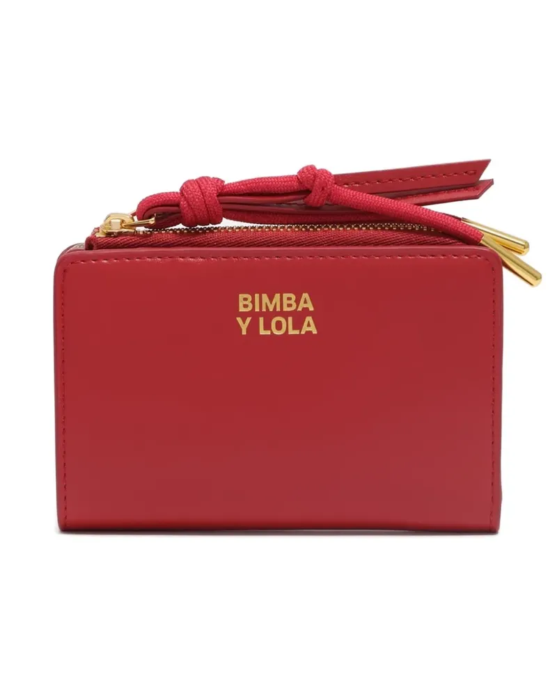 BIMBA Y LOLA logo-detail wallet - Rot Rot