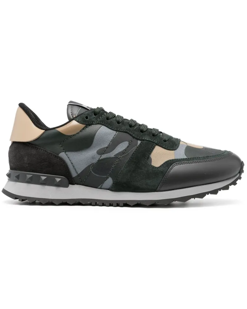 Valentino Garavani Camouflage Rockrunner Sneakers - Blau Blau