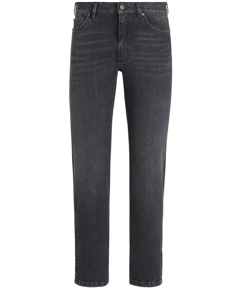 Ermenegildo Zegna Roccia Slim-Fit-Jeans - Grau Grau
