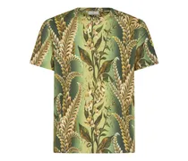 T-Shirt mit Foliage-Print