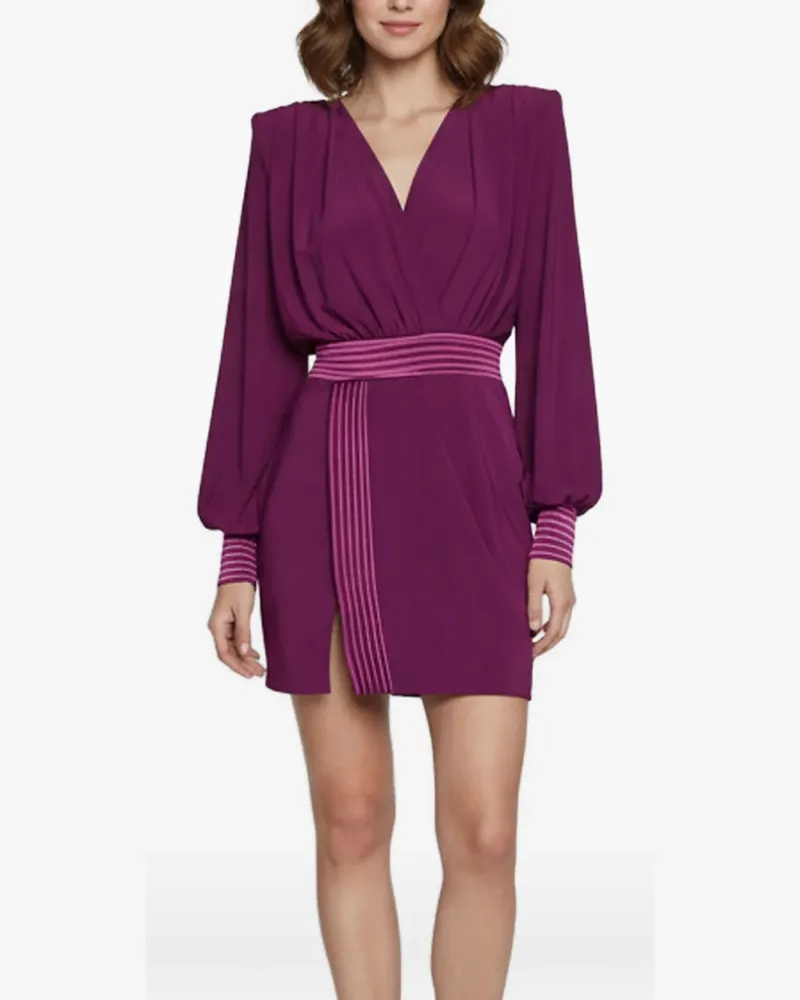 Zhivago Ready Minikleid mit Satinbesatz - Violett Violett