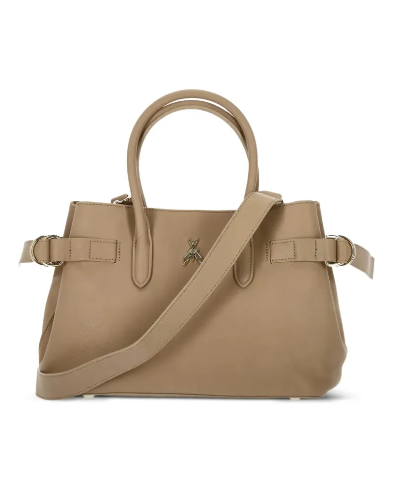 Patrizia Pepe Shopper mit Logo - Nude Nude